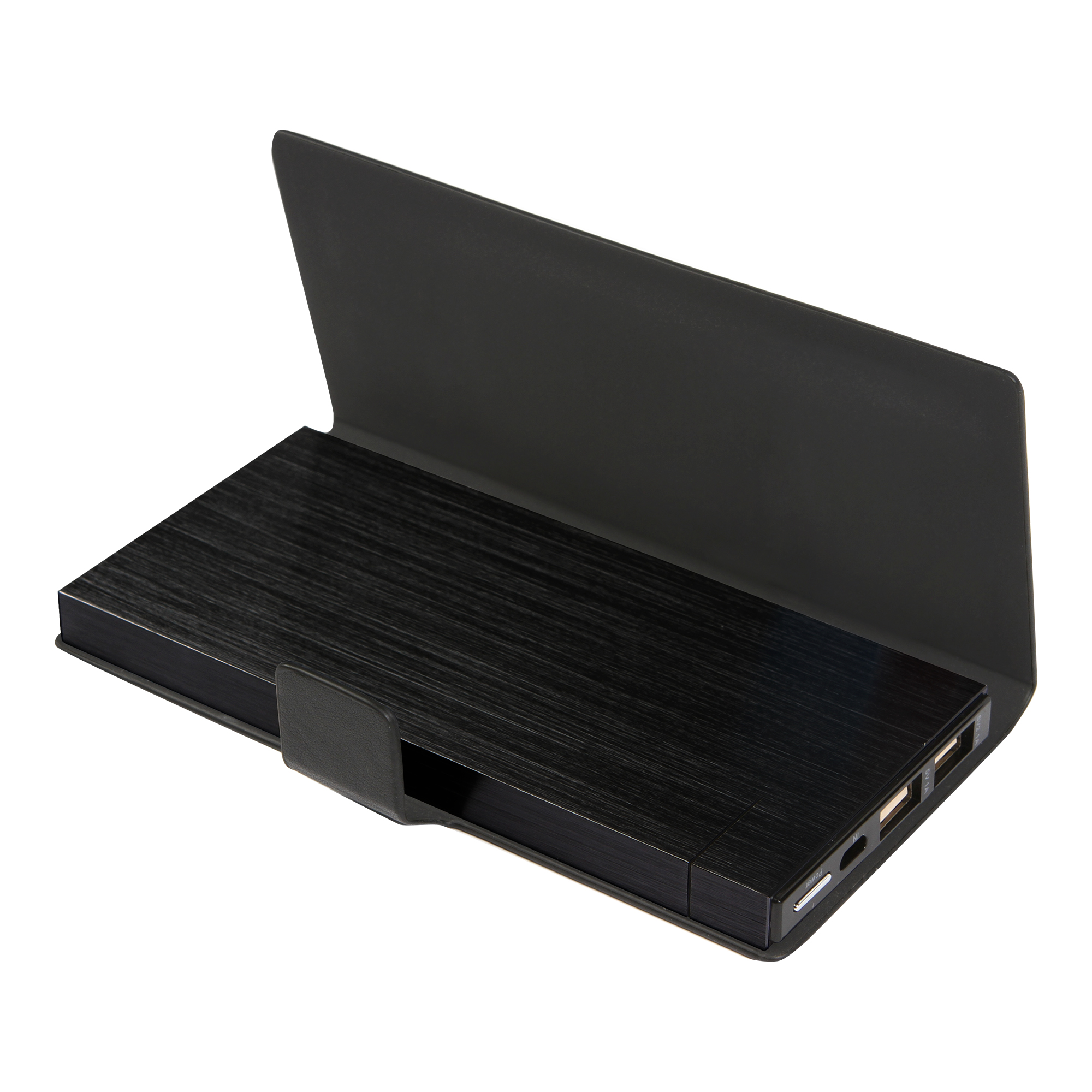 POWER BANK RECTANGULAR DE CARGA DOBLE CON BROCHE MAGNETICO E494